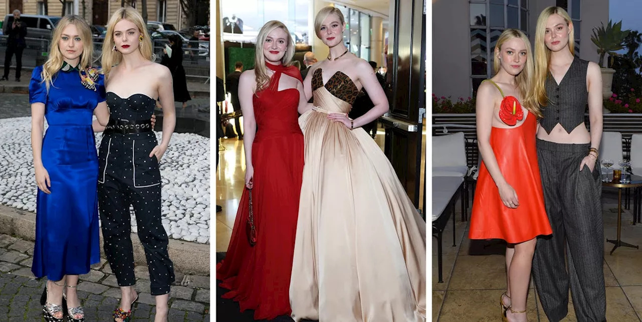 Dakota and Elle Fanning's Best Joint Style Moments