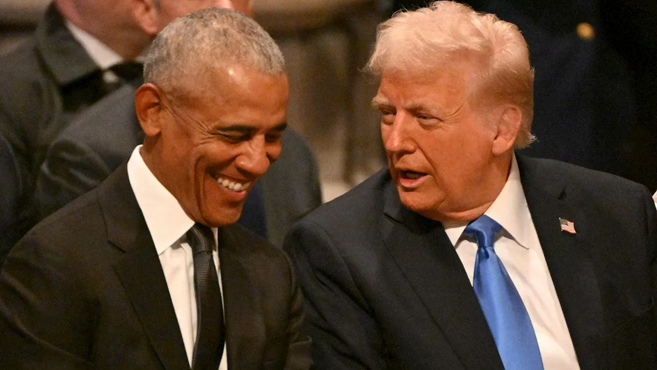  Lippenleser: Darüber haben Trump und Obama getuschelt