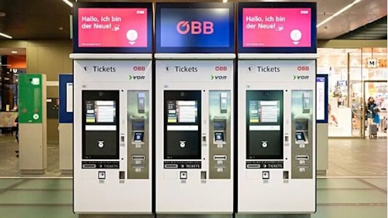 Neue Generation angekündigt - Neuer ÖBB-Automat erkennt, wie groß der Fahrgast ist