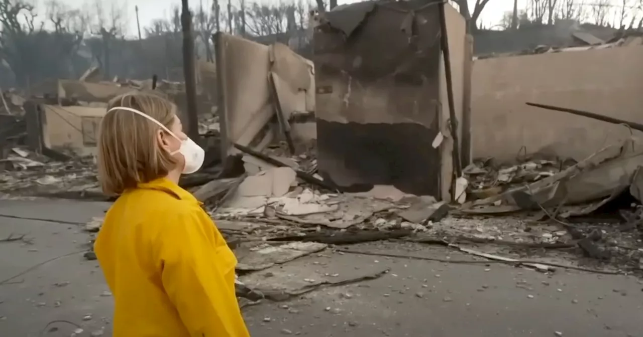 MSNBC's Katy Tur Stunned Speechless As She Finds Childhood Home In Ruins From Fires