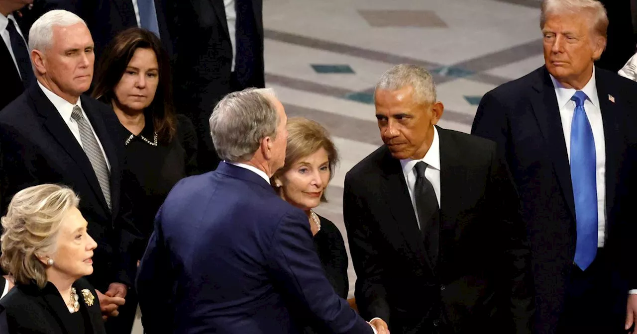 Split-Second Exchange Between George W. Bush And Barack Obama Goes Megaviral