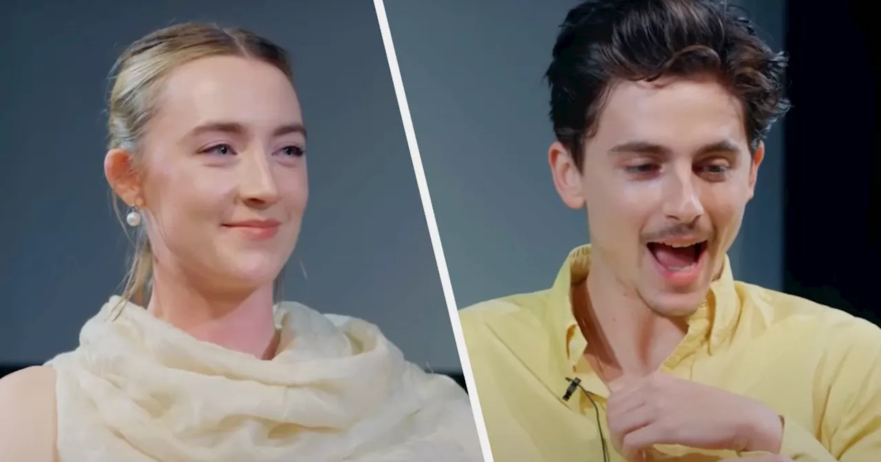 Timothée Chalamet Reveals Why He Got An Epic Telling Off From Saoirse Ronan On Little Women Set