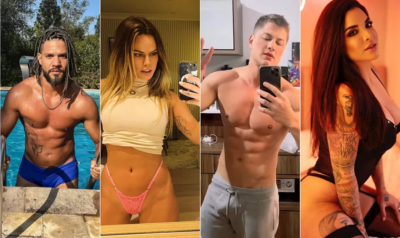 Nati Casassola, Juninho, Clara Aguilar... Veja ex-BBBs que lucram alto com perfis em sites de conteúdo adulto