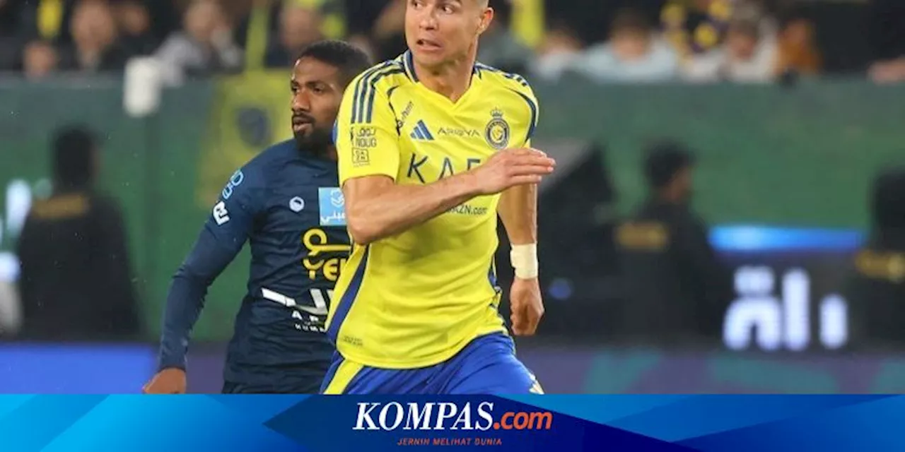 Ronaldo Cetak Gol, Al Nassr Taklukkan Al Okhdood