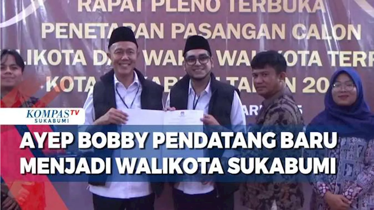 Ayep Bobby Pendatang Baru Menjadi Walikota Sukabumi