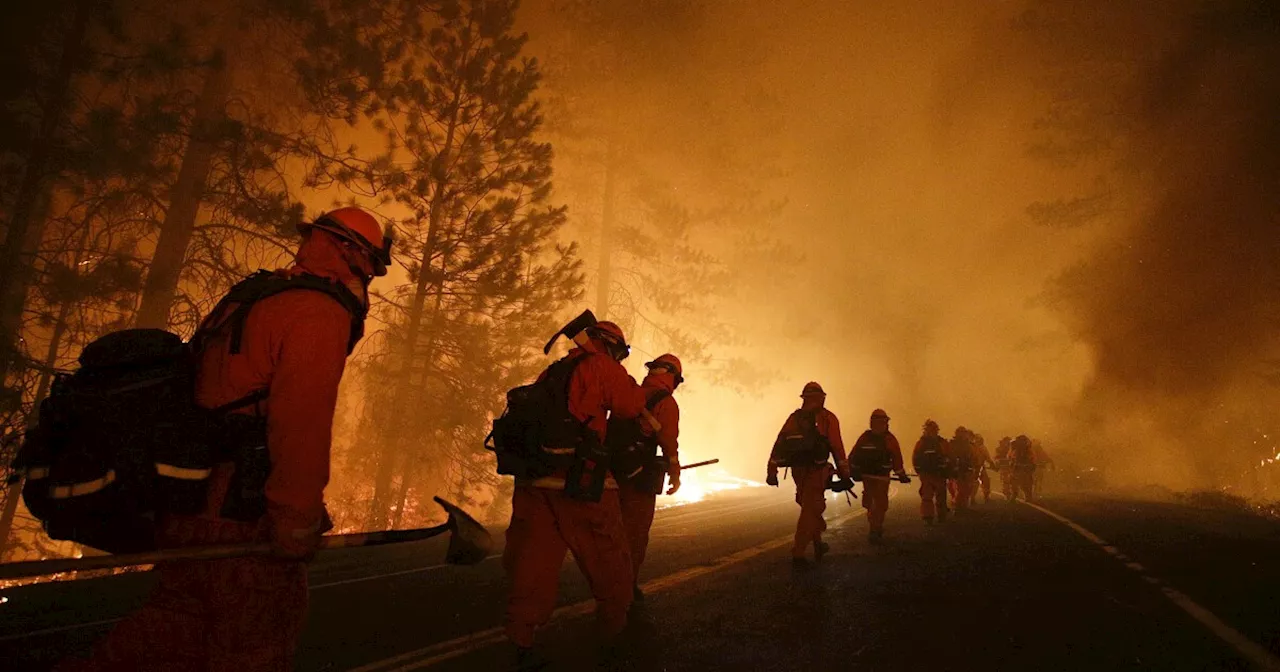 Inmates are fighting California wildfires in long-running and controversial practice