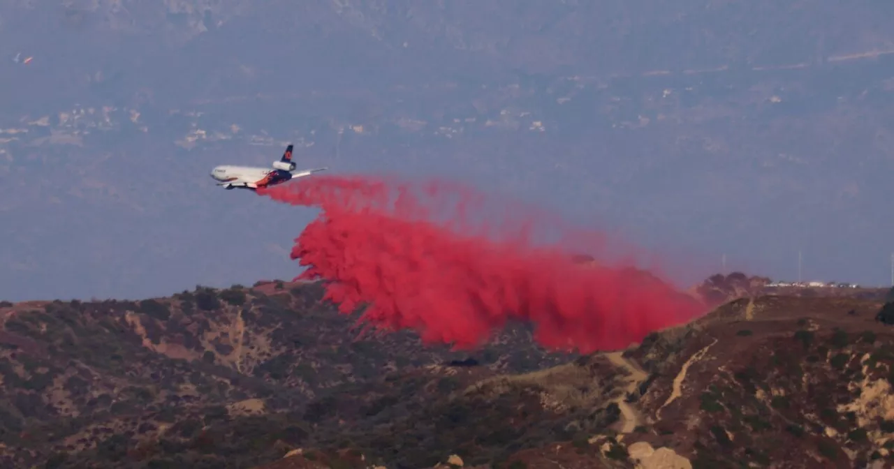 What is the flame retardant that planes are dropping on the LA fires?