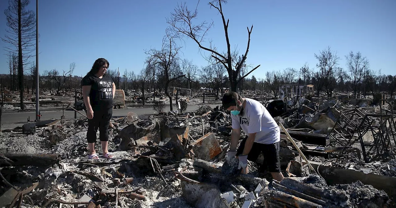 Bay Area wildfire victims offer hope to Southern California survivors who lost all