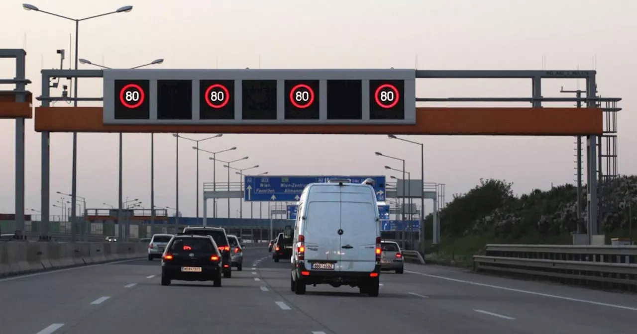 Tempo 80 auf der Südbautobahn bei Wiener Neudorf: Freude und Kritik