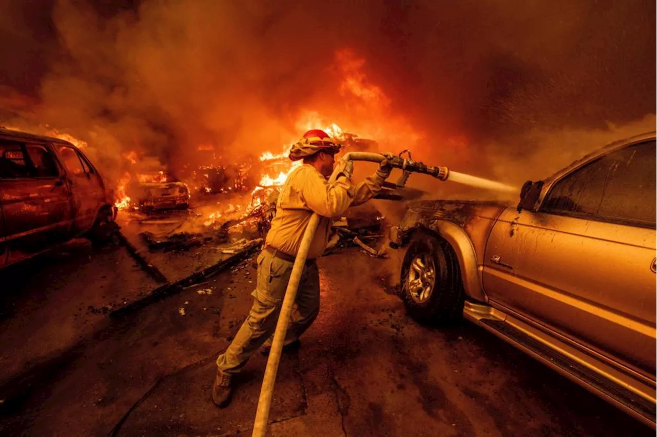 Wildfires Rage in California's Wildland-Urban Interface