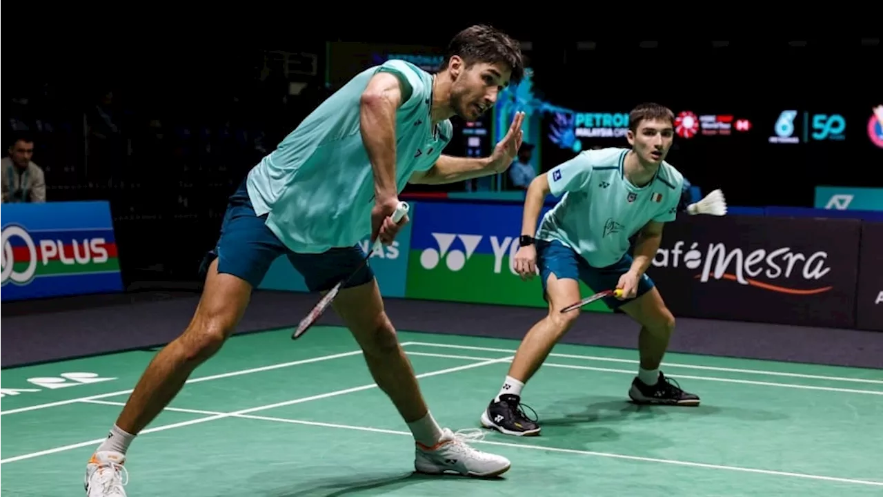 Badminton : c'est terminé pour les frères Popov sur le super 1000 en Malaisie