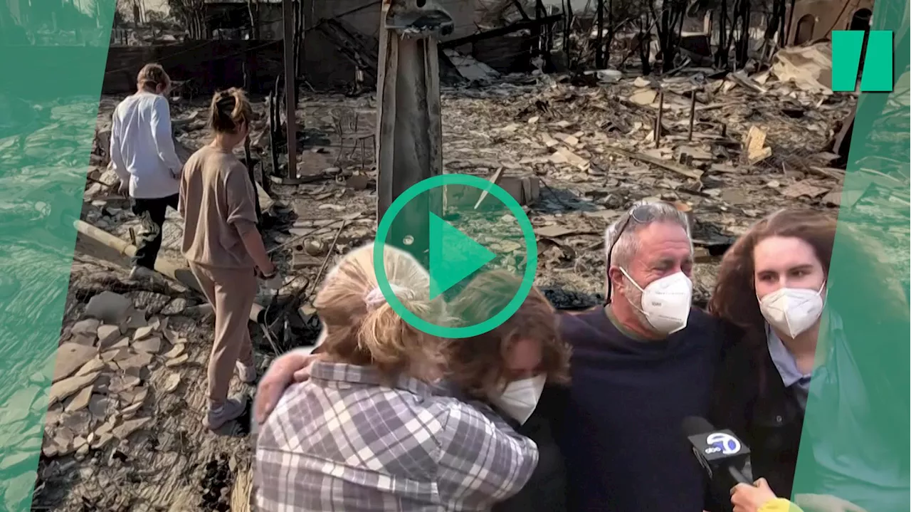 Incendie à Los Angeles : le témoignage poignant des habitants qui retrouvent leur maison détruite