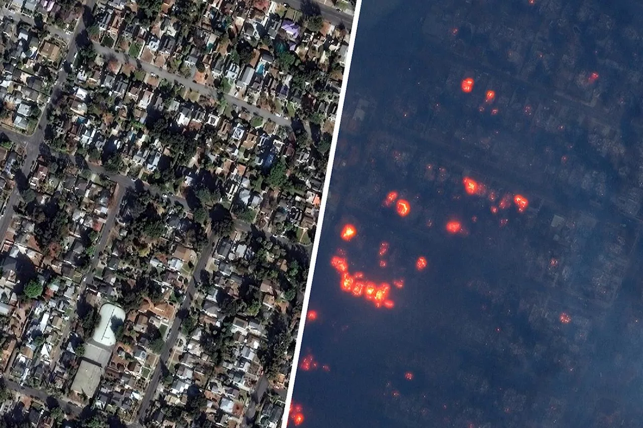 Incendies à Los Angeles : les images avant et après d’une ville meurtrie