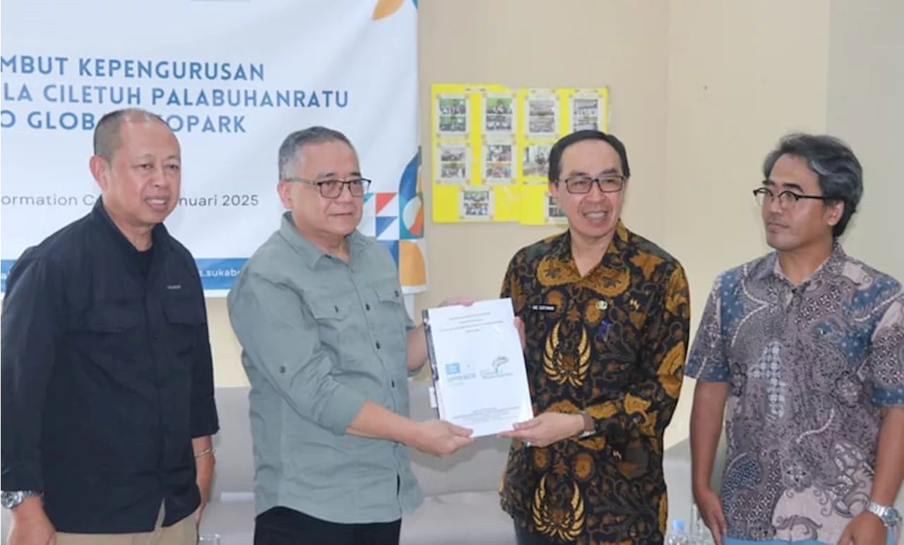 Pergantian Kepemimpinan di Geopark Ciletuh Palabuhanratu, H Iyos Somantri Resmi Digantikan H Ade Suryaman