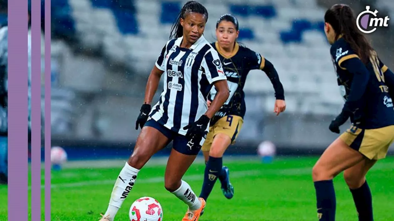 Rayadas de Monterrey se impone de local ante Pumas Femenil