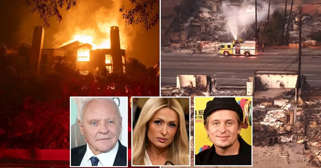 All the celebrities who have lost their homes in Los Angeles fires