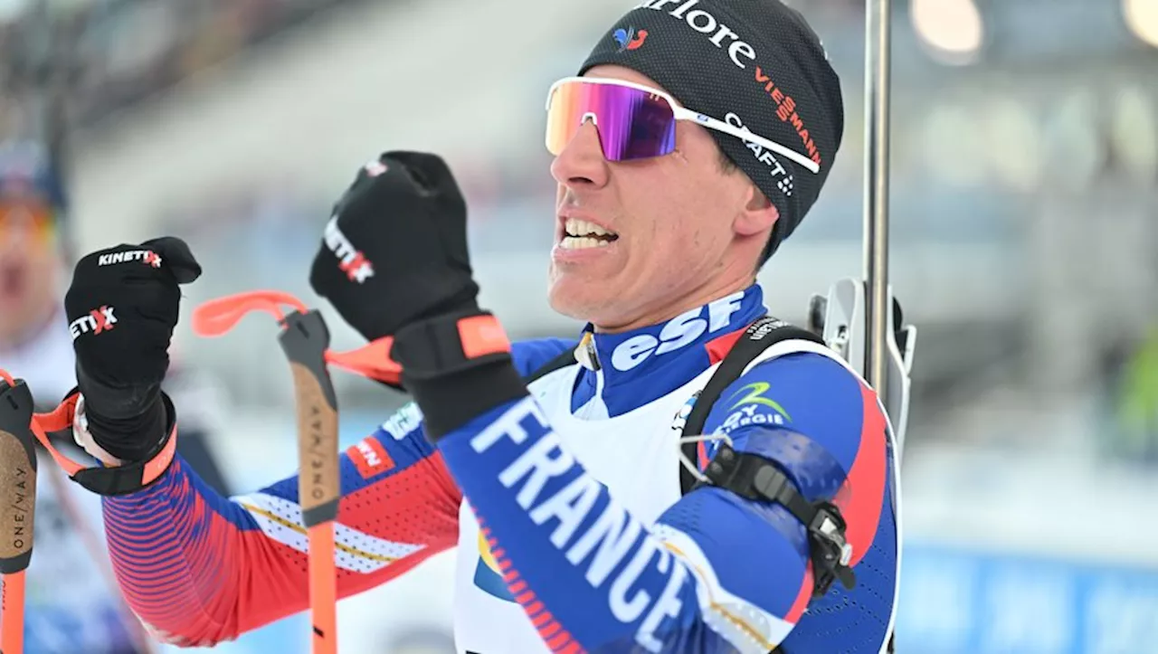 Exceptionnel triplé français à Oberhof : Quentin Fillon Maillet s'impose devant Fabien Claude et Emilien Jacqu