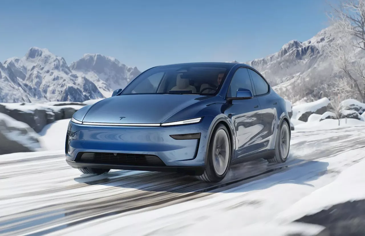 2025 Tesla Model Y Juniper debuts with Cybercab-like styling