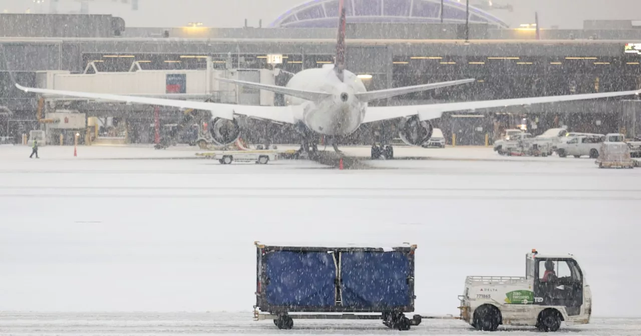 Delta Flight Evacuated Due to Engine Issue Amid Winter Storm in Atlanta