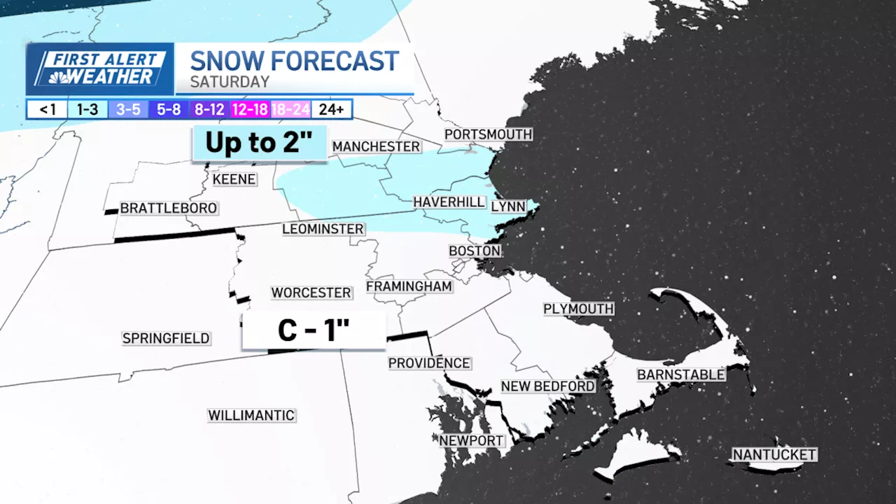 Less windy, not as cold today ahead of light snow this weekend