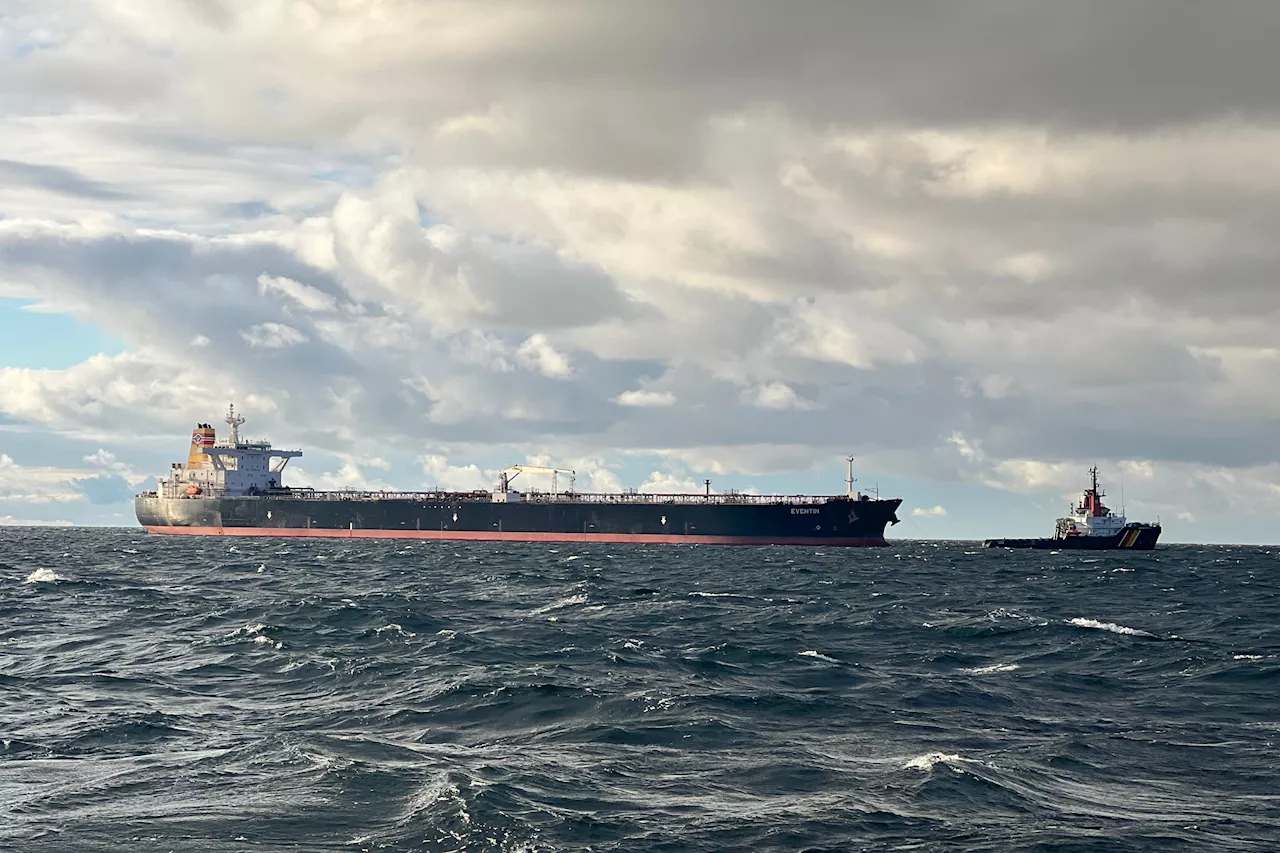 Russia's Shadow Fleet Oil Tanker Adrift in Baltic Sea