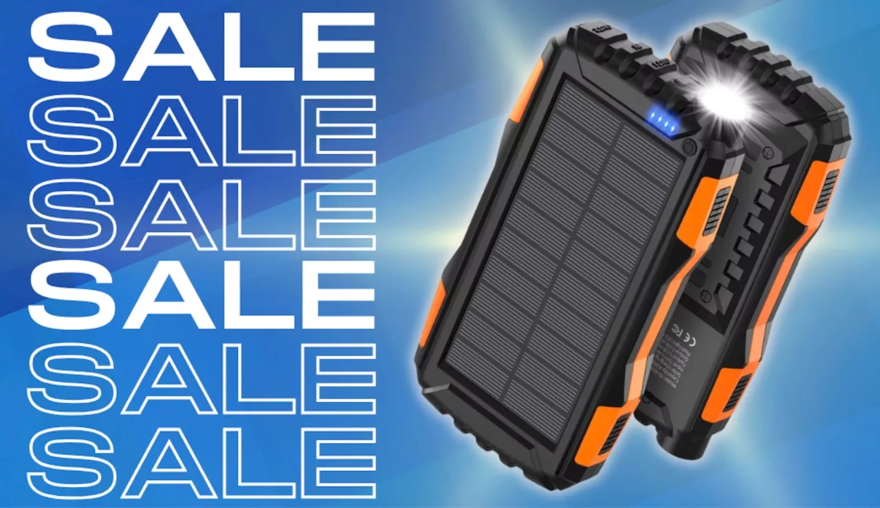 Amazon's Secret Deal Makes This Solar-Charging Power Bank Super Cheap