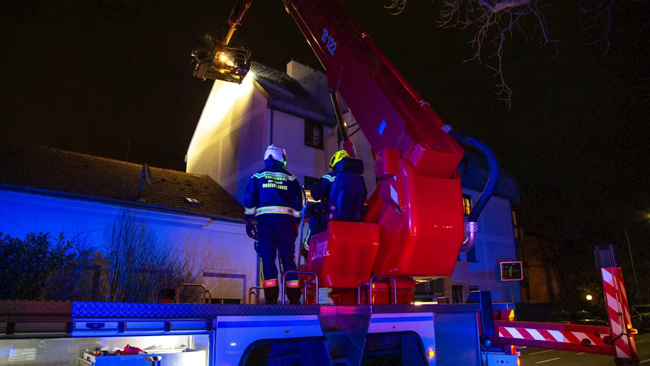 Sturm: Feuerwehren in Niederösterreich verzeichneten 120 Einsätze