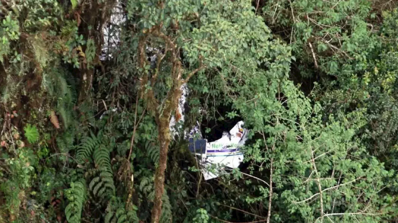 Primeras imágenes de la avioneta, tras el trágico accidente que dejó 10 fallecidos en Antioquia