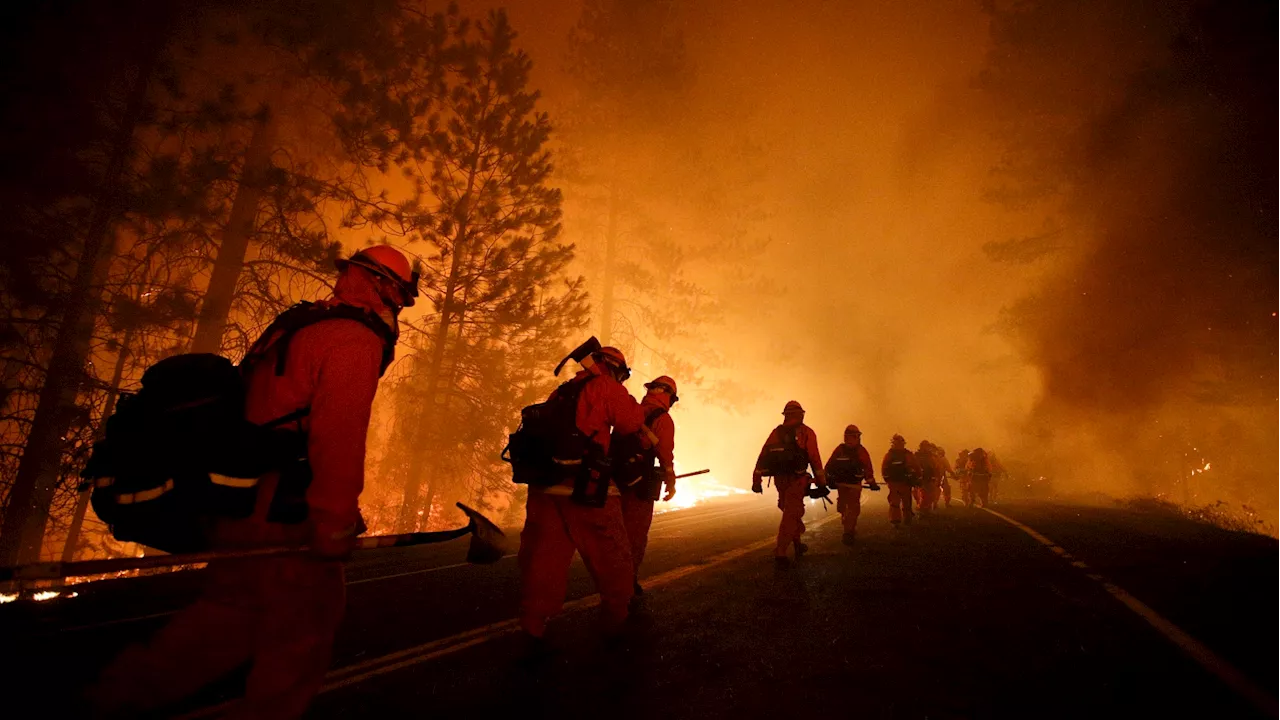 Inmates are fighting California wildfires in long-running and controversial practice