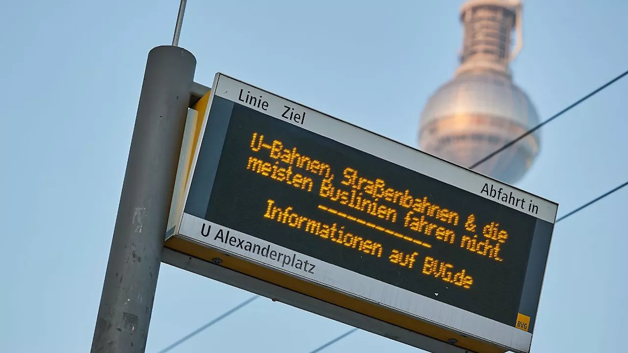 Berlin & Brandenburg: Verdi droht mit Warnstreiks bei der BVG