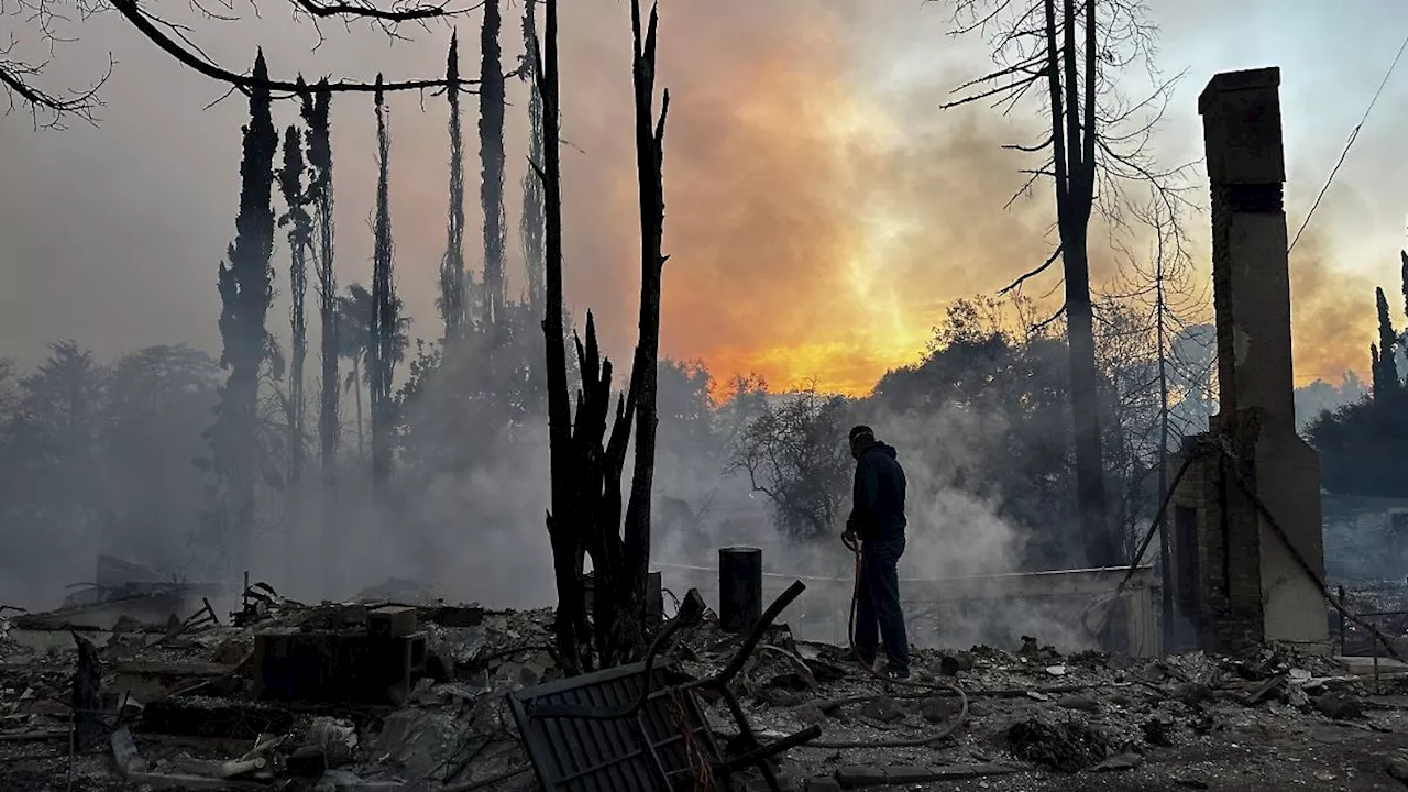 Waldbrand-Katastrophe in Kalifornien: Karten und Daten zeigen, wie verheerend das Hollywood-Feuer wütet