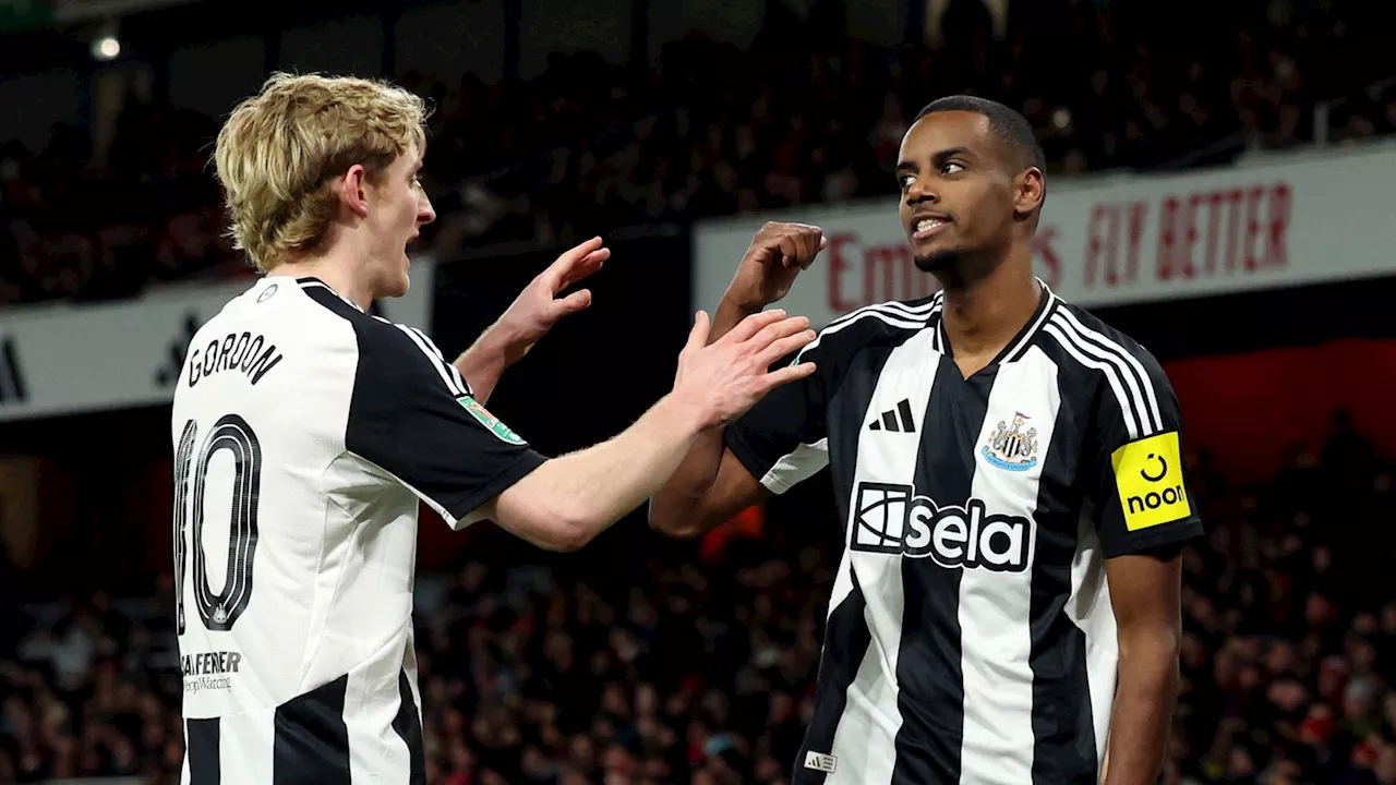 Gordon: Isak 'Best Striker in Europe' as Newcastle Eye League Cup Glory