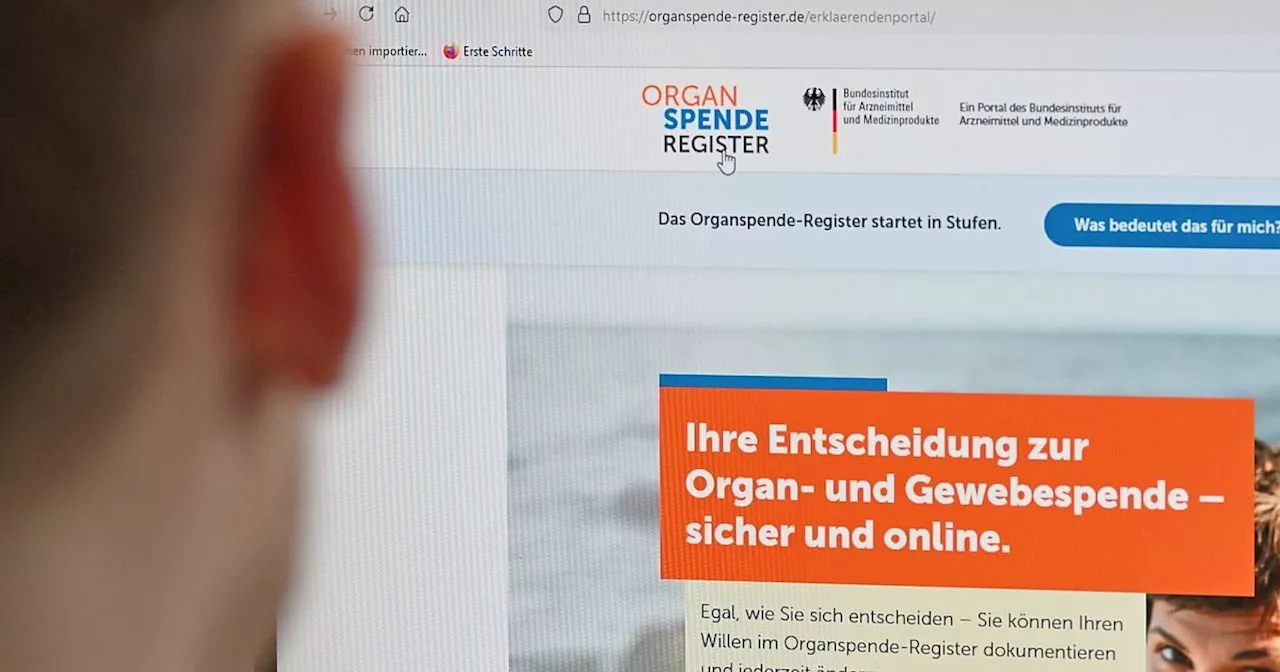 Weniger Organspenden in Deutschland registriert