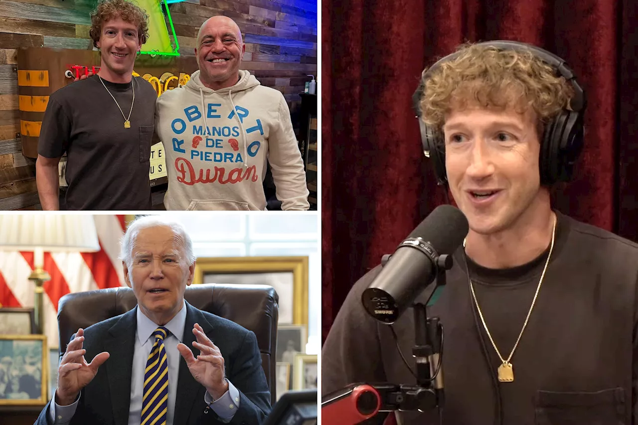 Biden officials 'screamed' and 'cursed' at Meta execs to take down vaccine posts, Mark Zuckerberg tells Joe Rogan