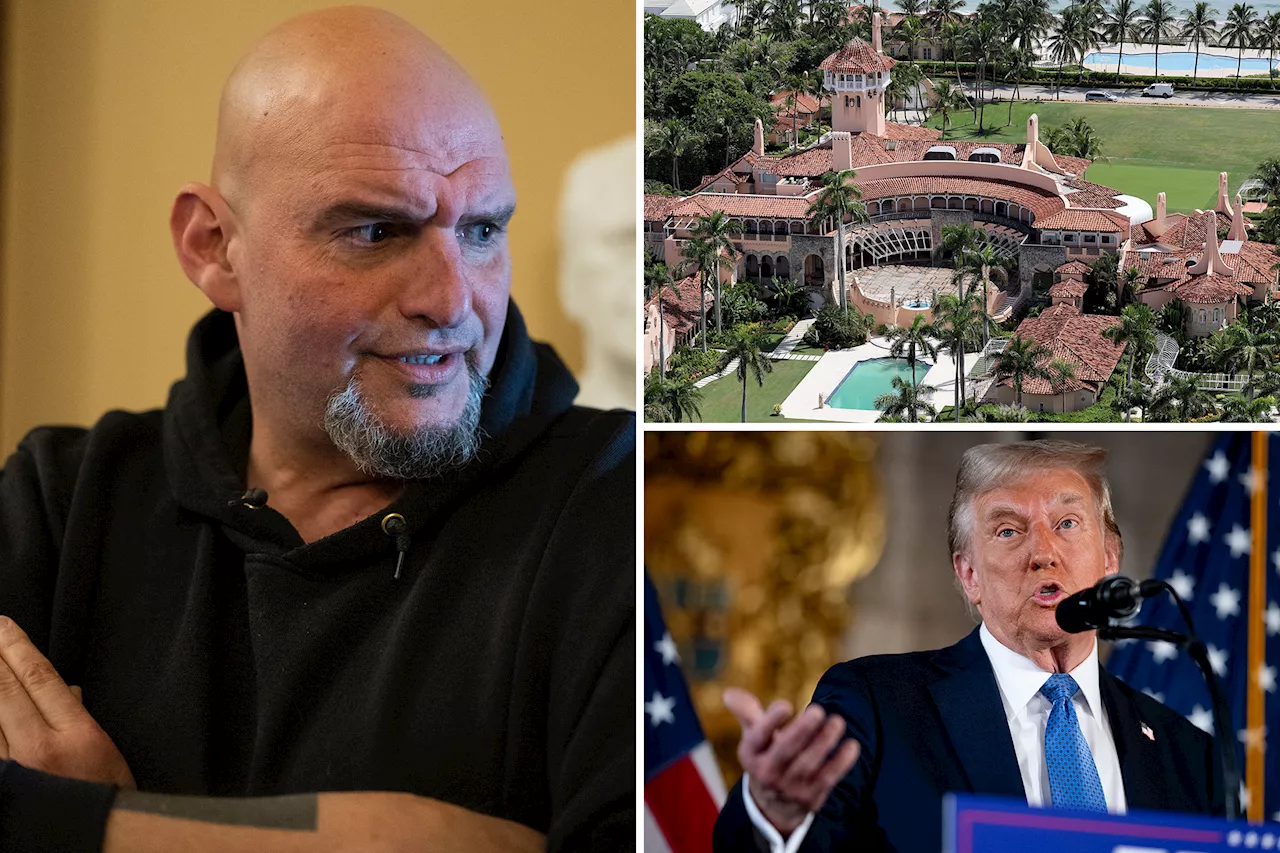 Fetterman to Meet Trump at Mar-a-Lago, Jokes About Being 'Pope of Greenland'