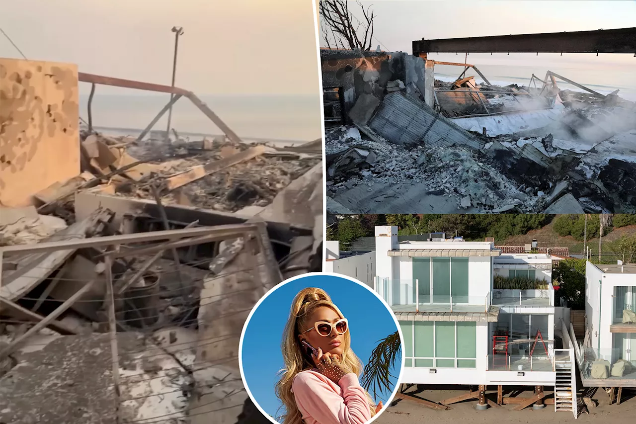 Paris Hilton shows LA fires aftermath at burned down Malibu beach house: 'Truly indescribable'