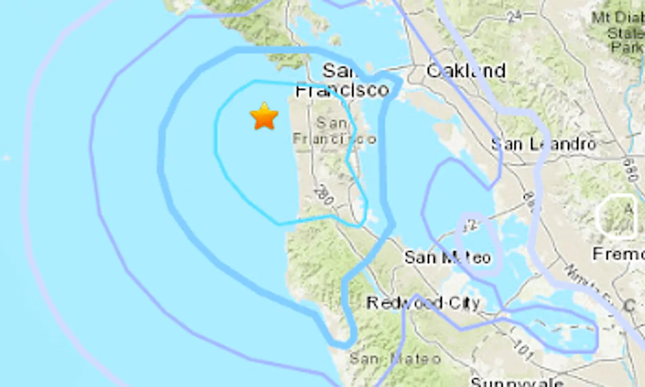 San Francisco Peninsula Shaken by Three Earthquakes in Four Hours