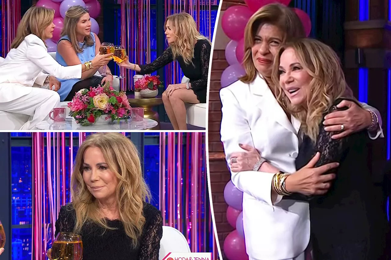 Kathie Lee Gifford Surprises Hoda Kotb During Her 'Today' 'Hoda-Bration' For One Last Glass Of Wine: 'I Fell In Love With Hoda'