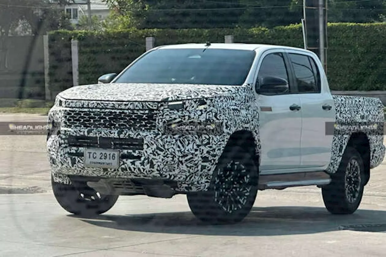 2024 Toyota Hilux Revo: Spied in Extensive Camouflage