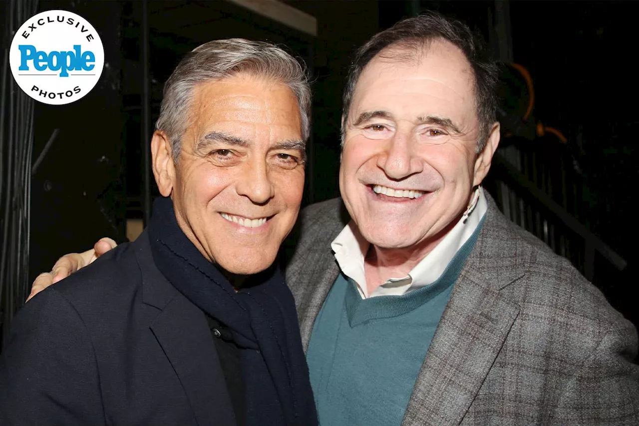 George Clooney Supports Friend Richard Kind at All In Ahead of His Own Broadway Debut (Exclusive)