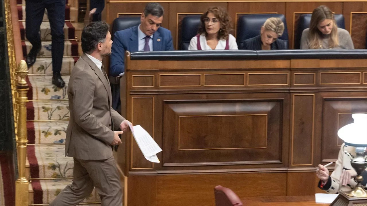 ERC endurece el tono con Díaz por la reducción de jornada y anticipa un 'via crucis' en el Congreso