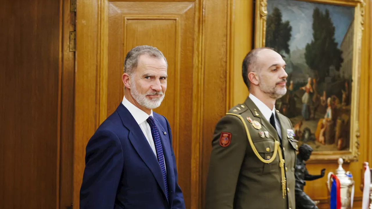 Felipe VI recibió a Edmundo González Urrutia en la Zarzuela