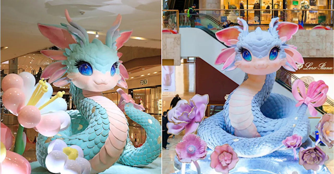 China Mall Sets Up Snake Installations That Look Like New Pokémon