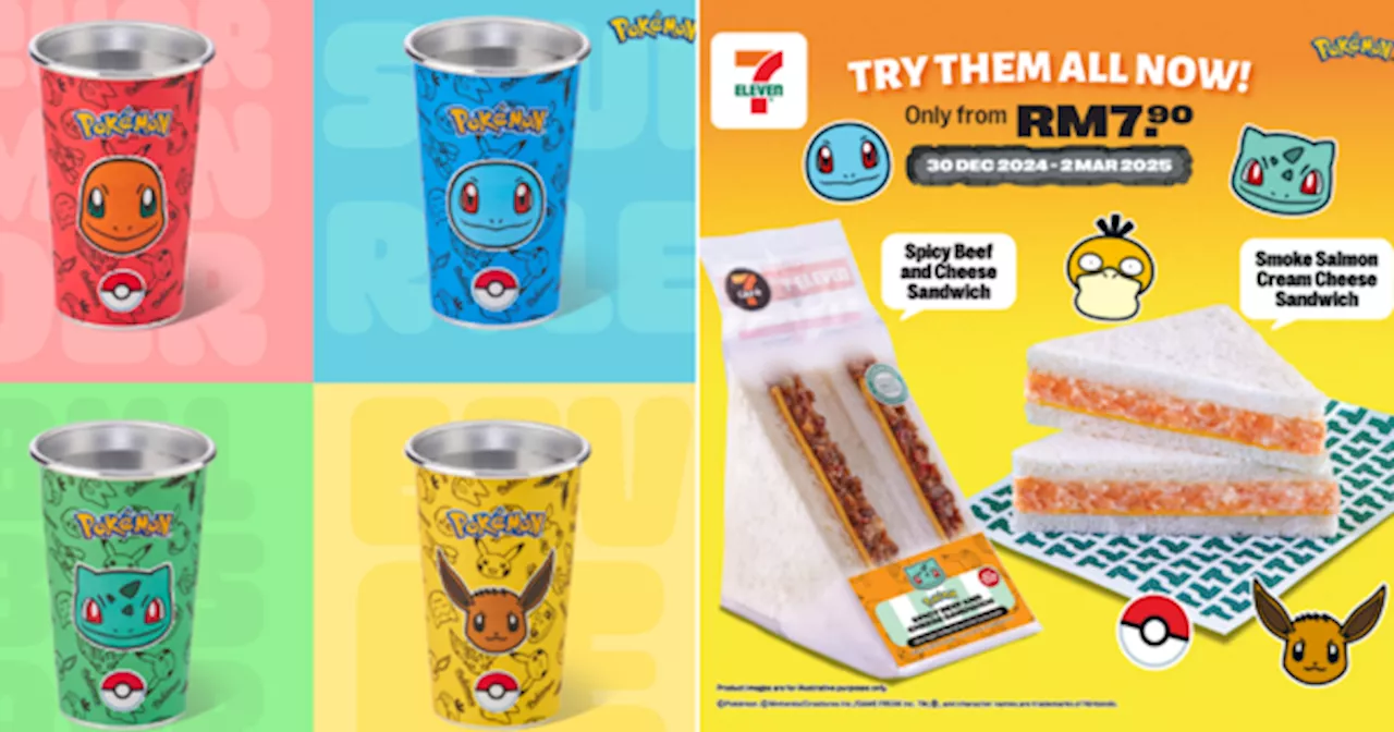 'I Choose You!' — 7-Eleven Is Now Selling Exclusive Pokémon Food & Merch From Just RM2.90!