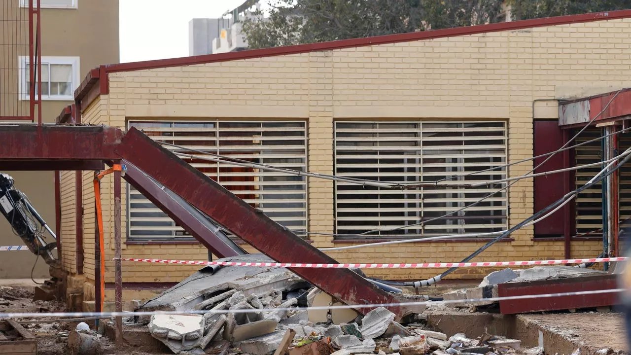 Dos detenidos por la muerte de un trabajador en un colegio de Massanassa tras la DANA