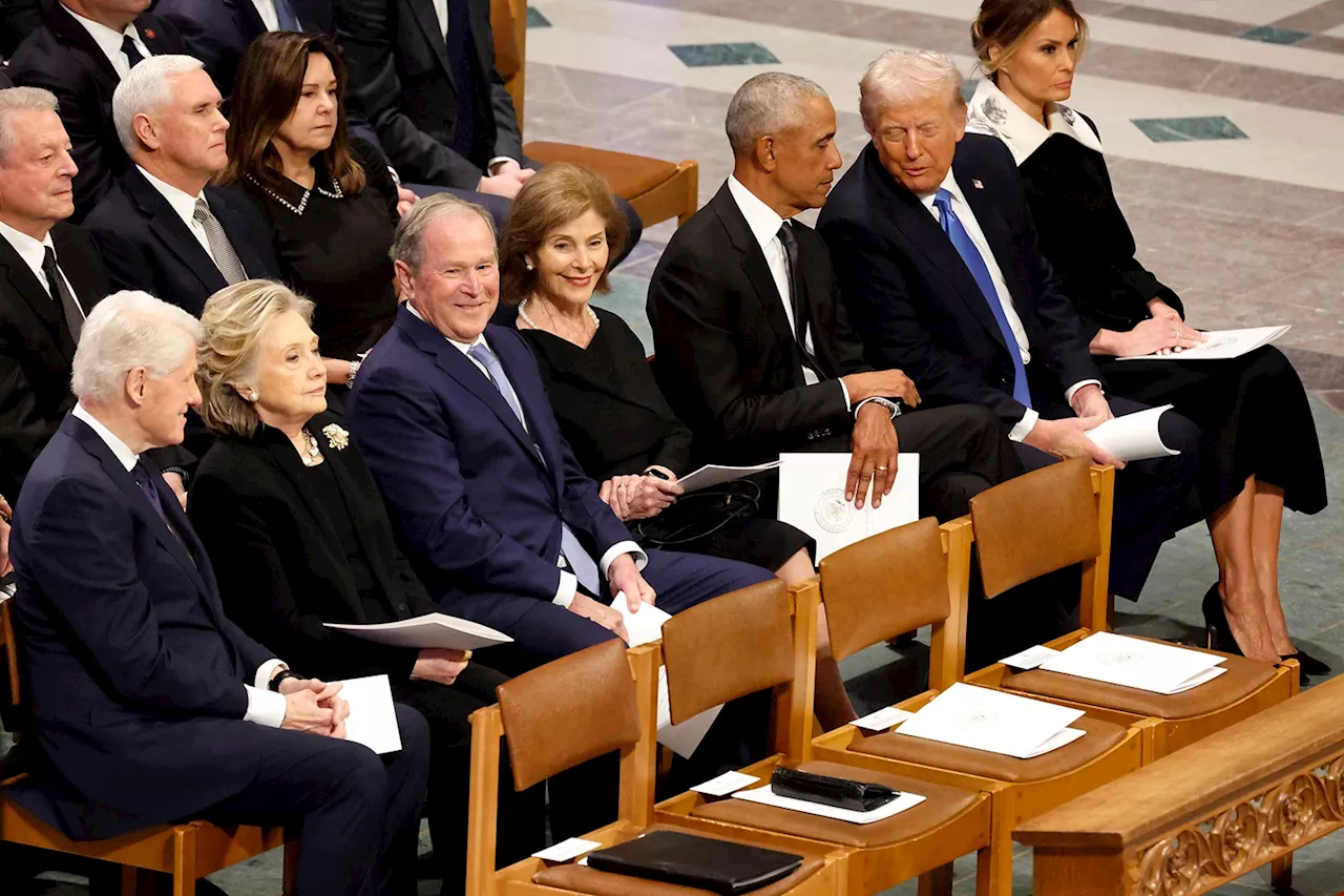 A Playful Backhand at a State Funeral: The Unforgettable Moments at Jimmy Carter's Farewell