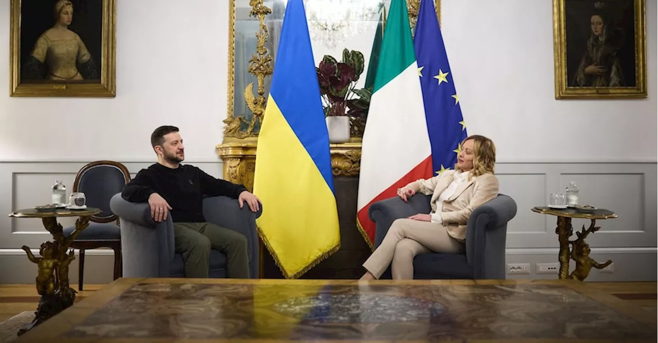 Ucraina, Zelensky da Meloni per aprire un varco verso l’era Trump