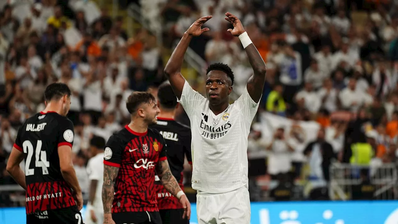 Real Madrid: Vinícius Júnior verspottet Gegenspieler im Supercopa-Halbfinale