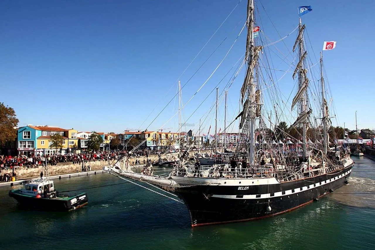 « Belem » en escale hivernale à La Rochelle en 2017 : une première