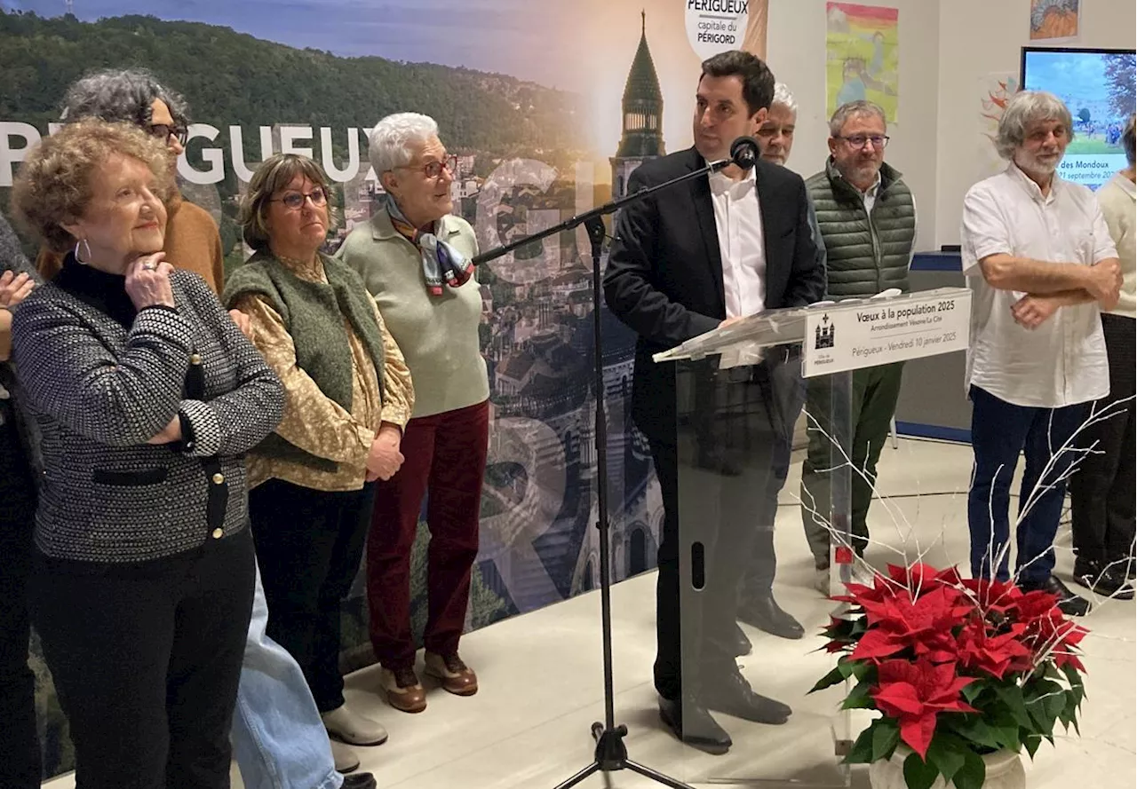 « Il fait un très bon maire » : le premier adjoint de Périgueux présente les vœux de la municipalité